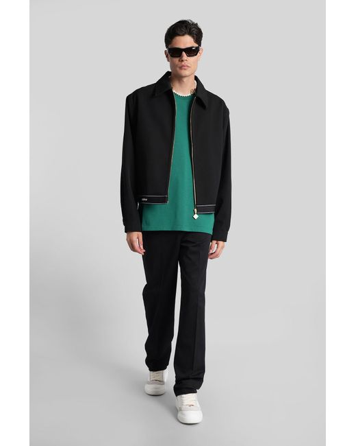 Casablanca Black Casual Jacket for men