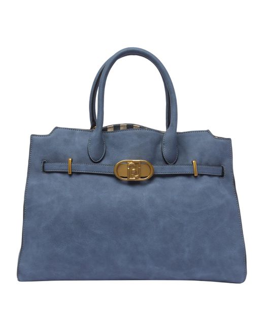 Liu Jo Blue Logo Satchel Bag