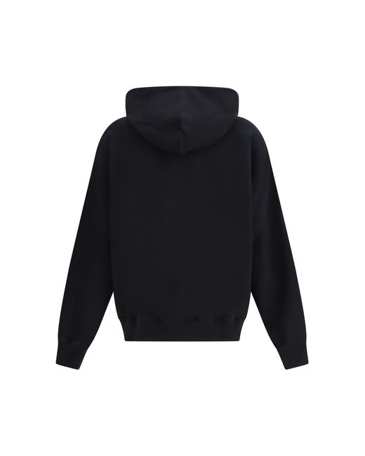 Off-White c/o Virgil Abloh Blue Skate Hoodie Cotton Sweatshirts for men
