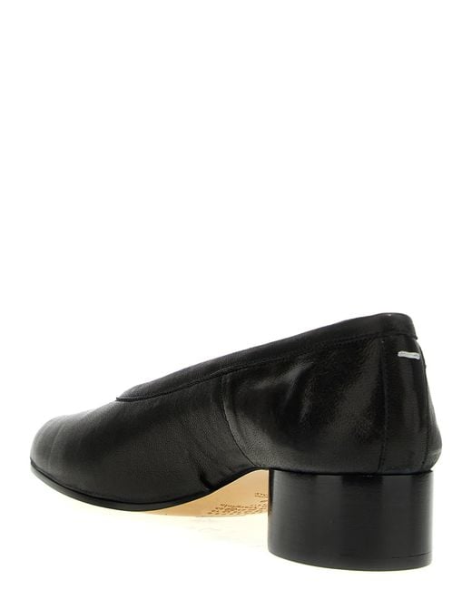 Maison Margiela Black Tabi New Flat Shoes