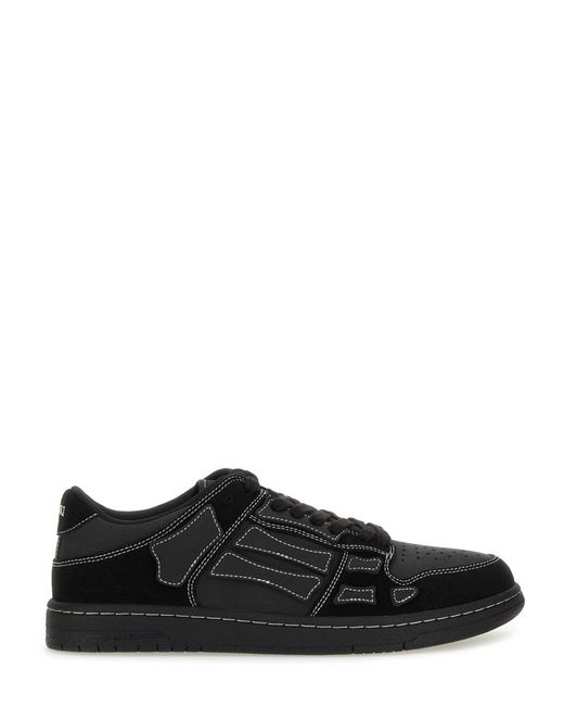 Amiri Black Skel Top Low for men
