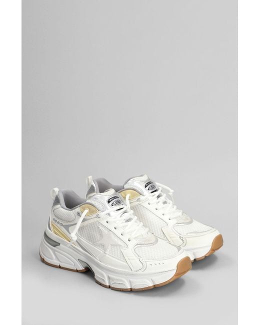 Golden Goose Deluxe Brand White Lightstar Sneakers