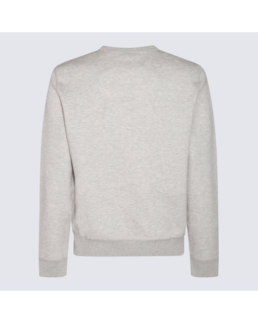 Polo Ralph Lauren Grey Cotton Sweatshirt in Gray for Men | Lyst