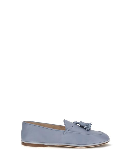 Fratelli Rossetti Blue Tassel Loafers Calf Leather