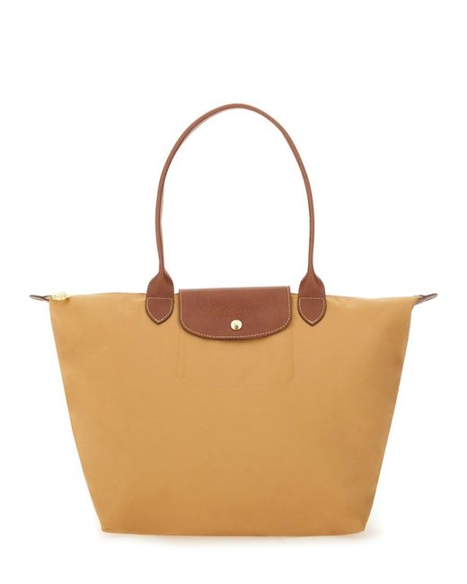 Longchamp White Shoulder Bag Le Pliage
