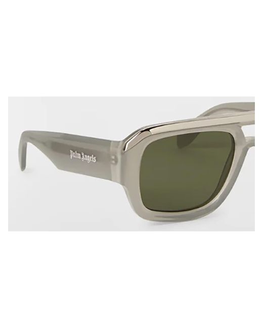 Palm Angels Green Peri062 Stockton Sunglasses