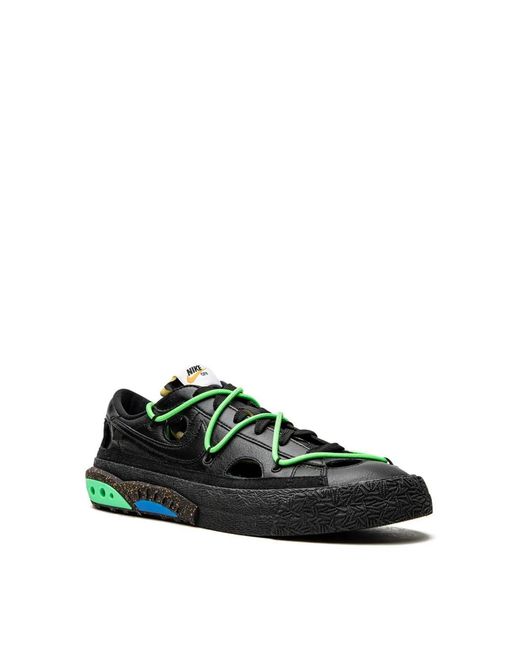 Nike Green Blazer Low '77 X Off- Sneakers