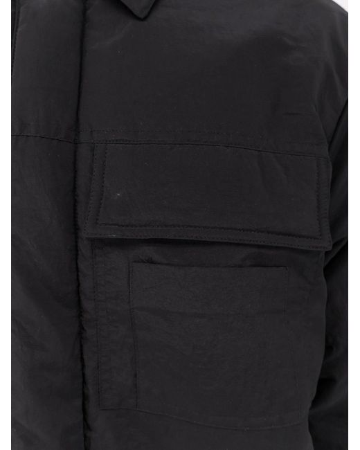 Oamc Peacemaker Blue Nylon Jacket for men