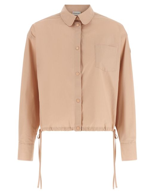 Moncler Natural Cropped Shirt