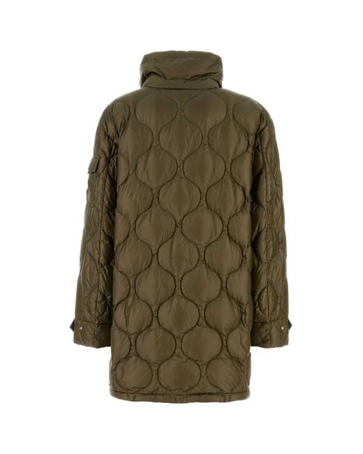 Moncler Green Nylon Lombi Down Jacket