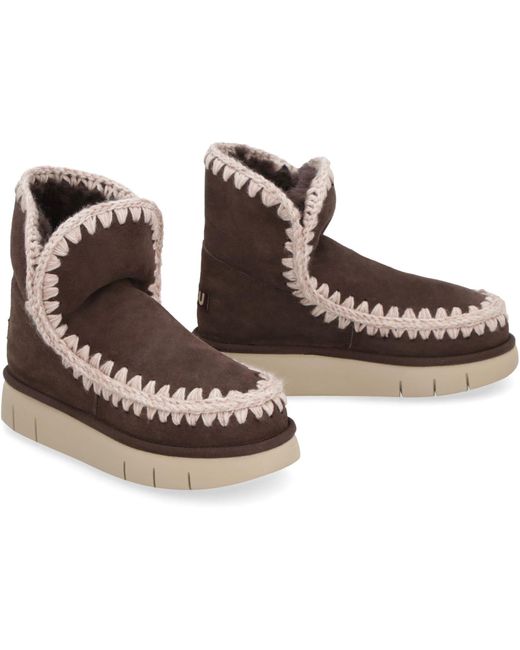 Mou Brown Eskimo 18 Bounce Ankle Boots