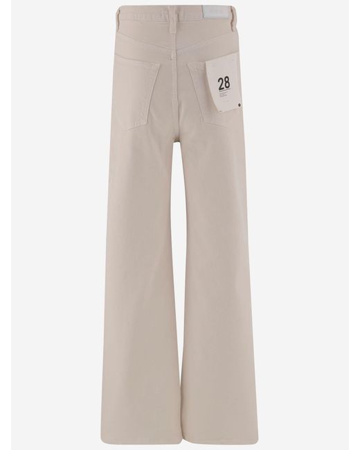 Re/done Natural Stretch Cotton Pants