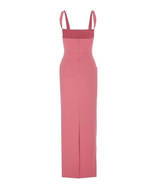 Solace London Pink Dresses Polyester