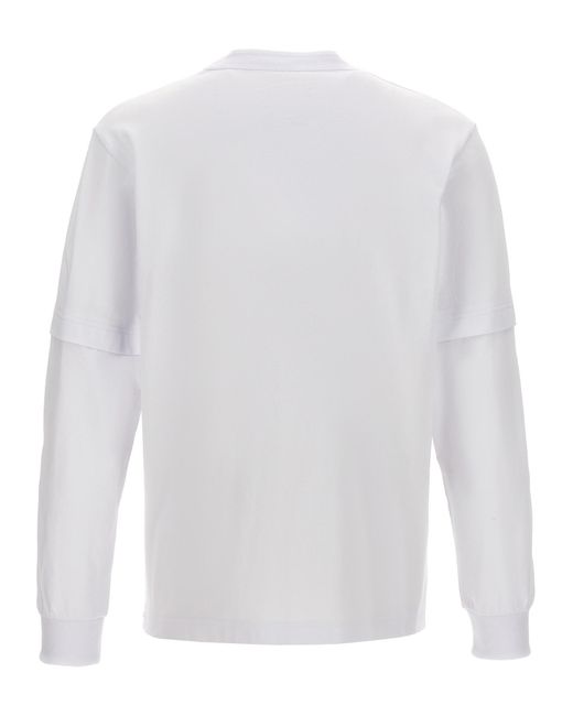 Sacai White X Carhartt Wip T-shirt for men