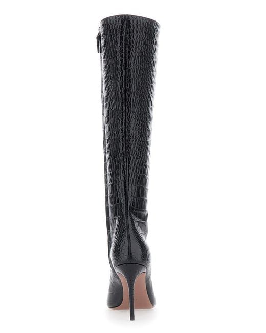 Paris Texas Black Boots Vera 85 Leather Calf