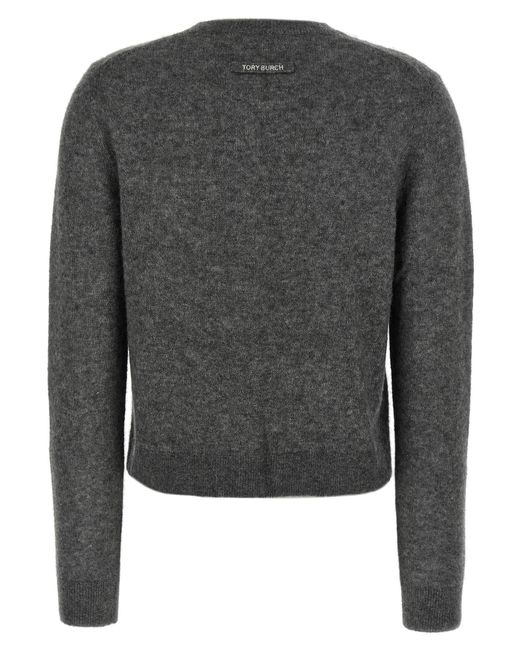 Tory Burch Black Embroidery Cardigan