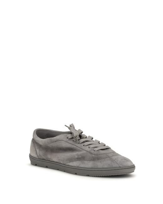 Brunello Cucinelli Gray Suede Sneakers for men