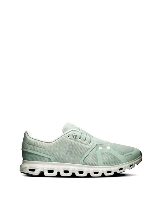 On Shoes Black Running Sneakers Cloud 6 Recycled Polyester Trainers for men