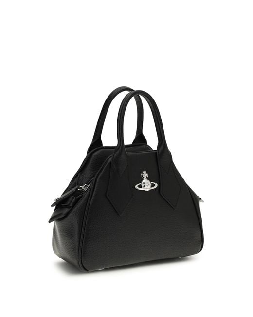 Vivienne Westwood Black Small Yasmine Handbag Thermoplastic Polyurethane Handbags