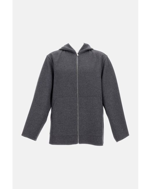 Bottega Veneta Gray Wool Blouson Double Face for men