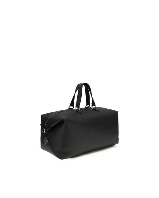 Fendi Black Calf Leather Bos Taurus Luggage And Travel for men