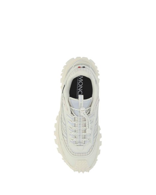 Moncler White Trailgrip Gtx Low Top Sneakers