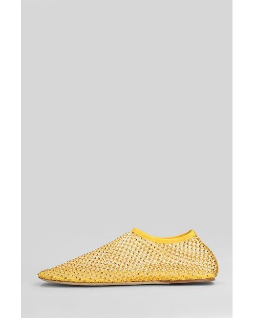 Christopher Esber Yellow Minette Flat Ballet Flats