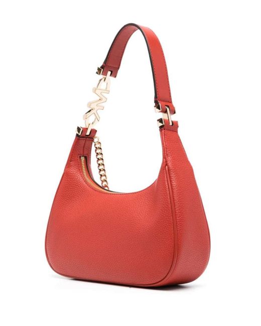 Michael kors 2024 red hobo bag