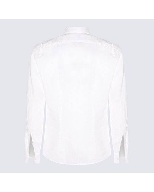 Altea White Linen Shirt for men