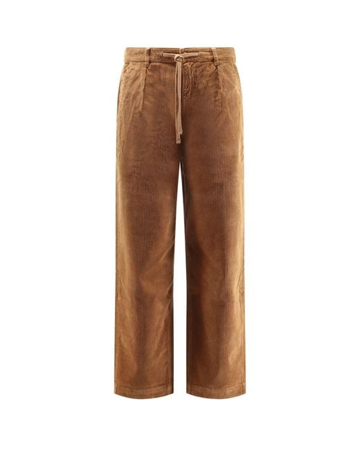 Polo Ralph Lauren Brown Relaxed Fit Corduroy Trousers for men