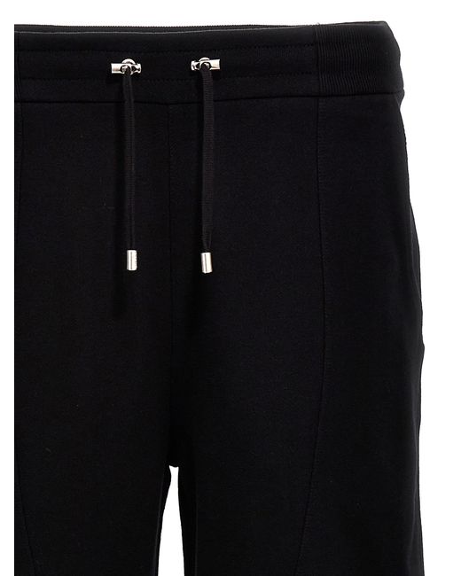 Balmain Black Reflective Logo Joggers Pants for men