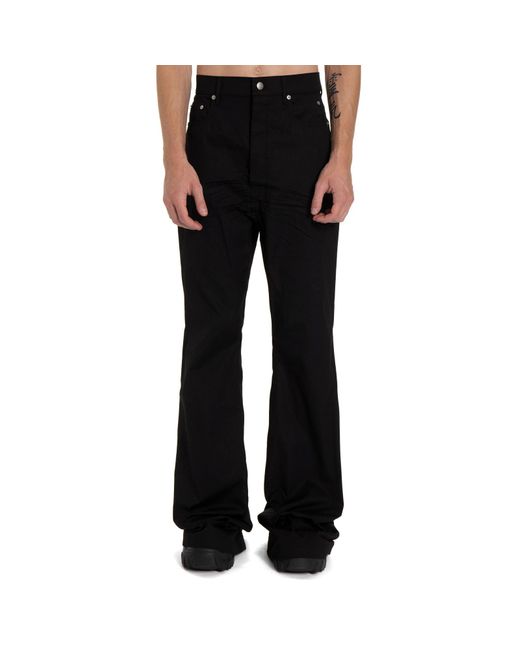 Rick Owens Bolan Bootcut Pants in Black for Men Lyst