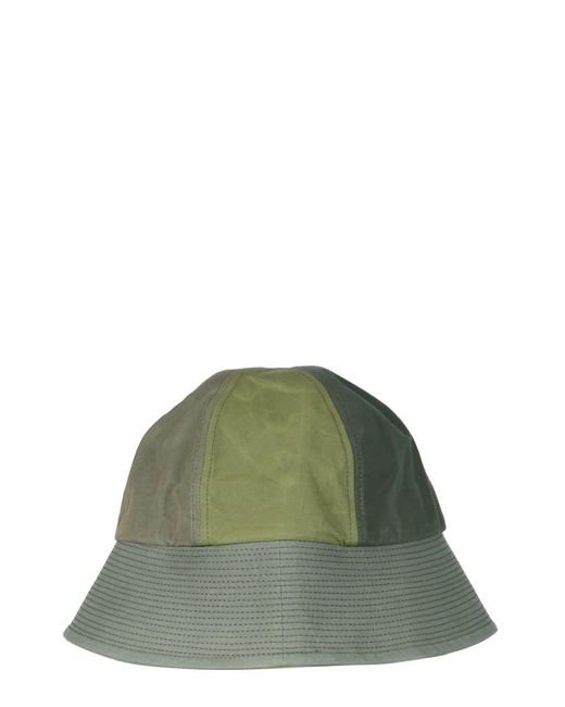 YMC Green Gilligan Bucket Hat for men