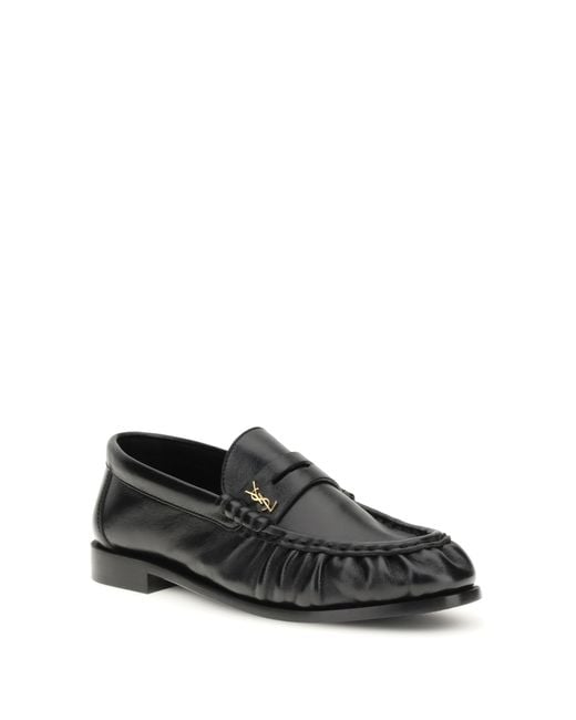 Saint Laurent Black Le Loafer Loafers