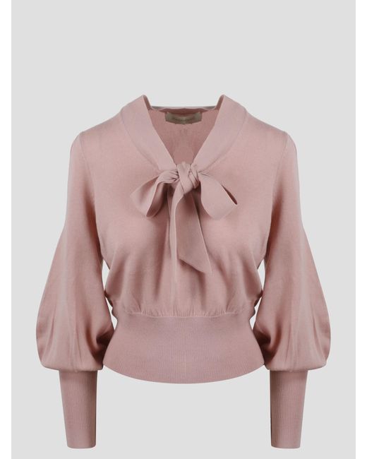 tie neck sweaters