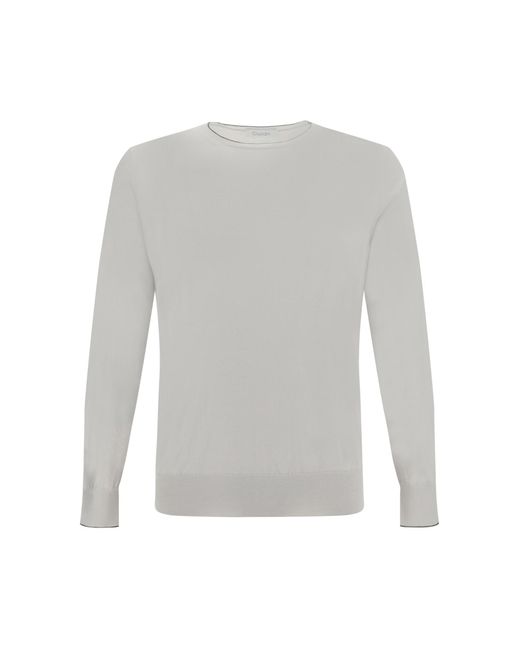 Cruciani White Sweater for men