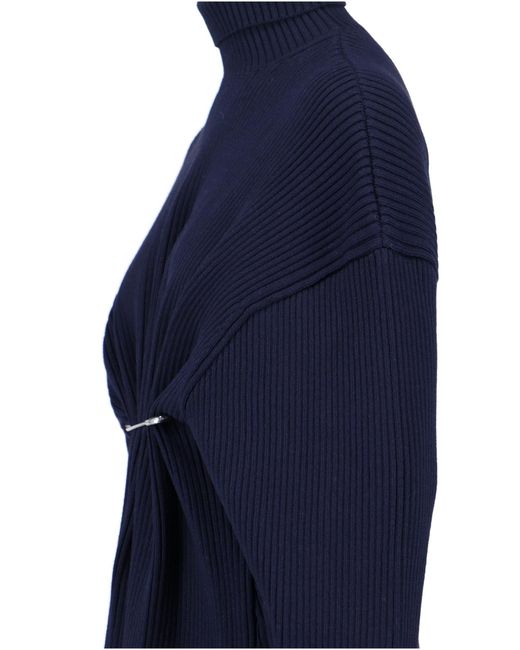 Balenciaga Blue Dresses Wool