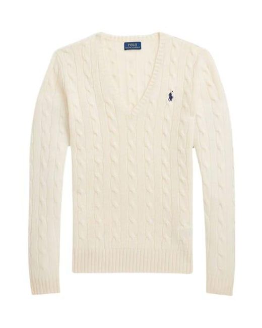 Polo Ralph Lauren White Kimberly Long Sleeve Pullover