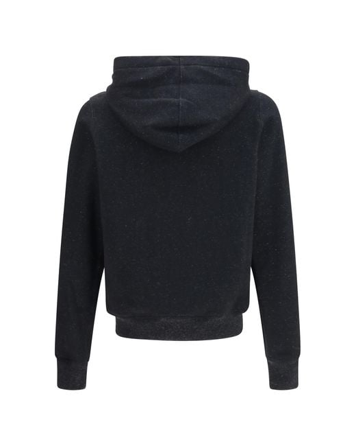 Rick Owens Blue Jason Hooded Sweatshirt Sweatshirts for men