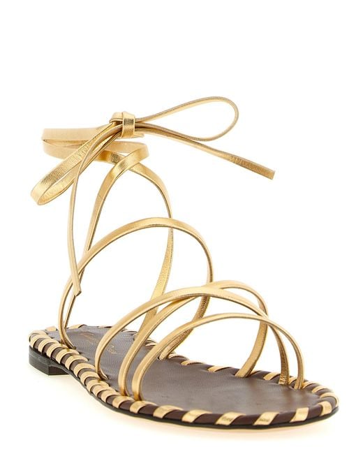 Gianvito Rossi Natural Nappa Sandals