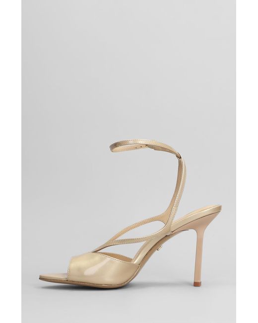 Lola Cruz Multicolor Streep Heel 95 Sandals