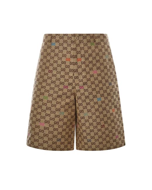 Gucci Multicolor Shorts Cotton for men