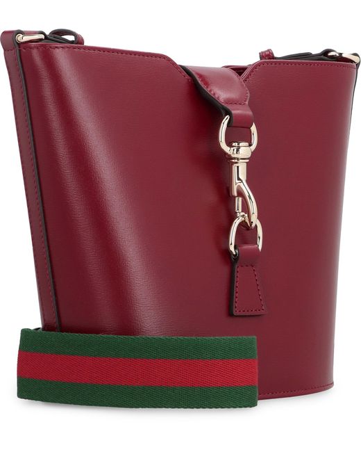 Gucci Brown Mini Leather Bucket Bag