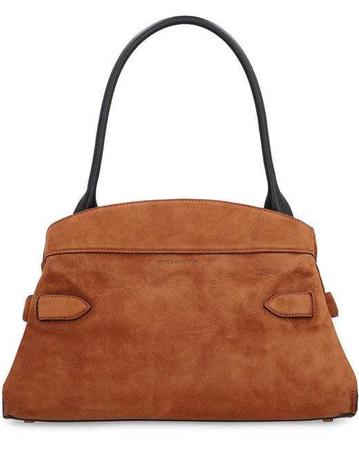 Marc Jacobs Brown Satchel Dakota Suede Cowhide Handbags