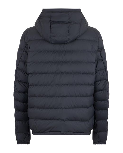 Moncler Blue Short Down Jacket Vermeille Polyamide Padded for men