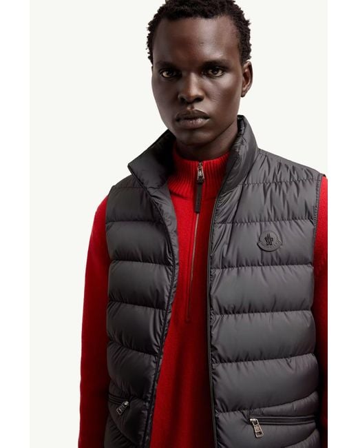 Moncler Black Moncler Treompan Down Gilet for men