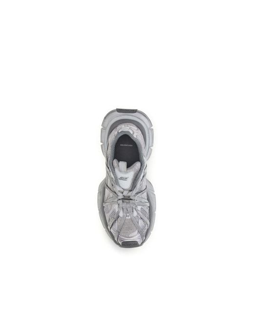 Balenciaga Gray Polyethylene Athletic Sneakers for men