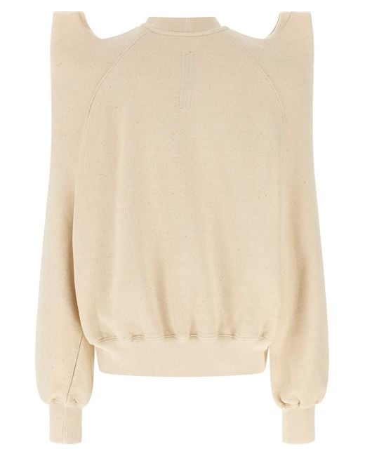Rick Owens Natural 'Tecsweat' Sweatshirt