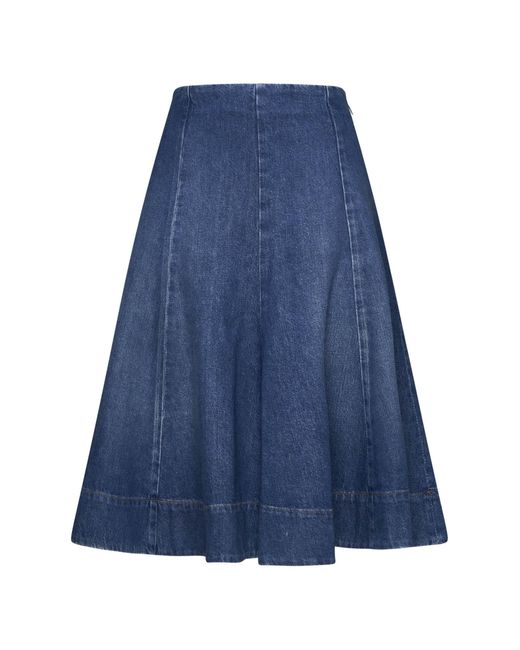 Khaite Blue Skirts