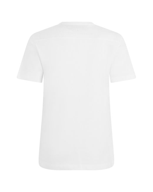 Elisabetta Franchi White T-Shirt Printed Cotton T-Shirts & Jerseys